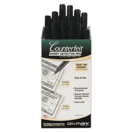 DRI MARK Counterfeit Bill Detector Pen, U.S., PK12 351R-1